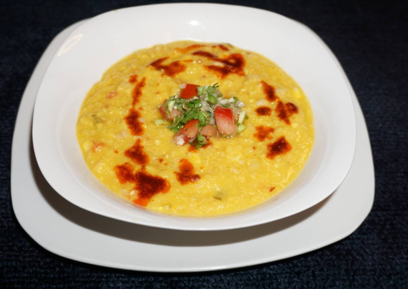 CHILEAN BEANS AND CORN CHOWDER,VEGAN. "POROTOS GRANADOS CON MAZAMORRA". JON STYLE