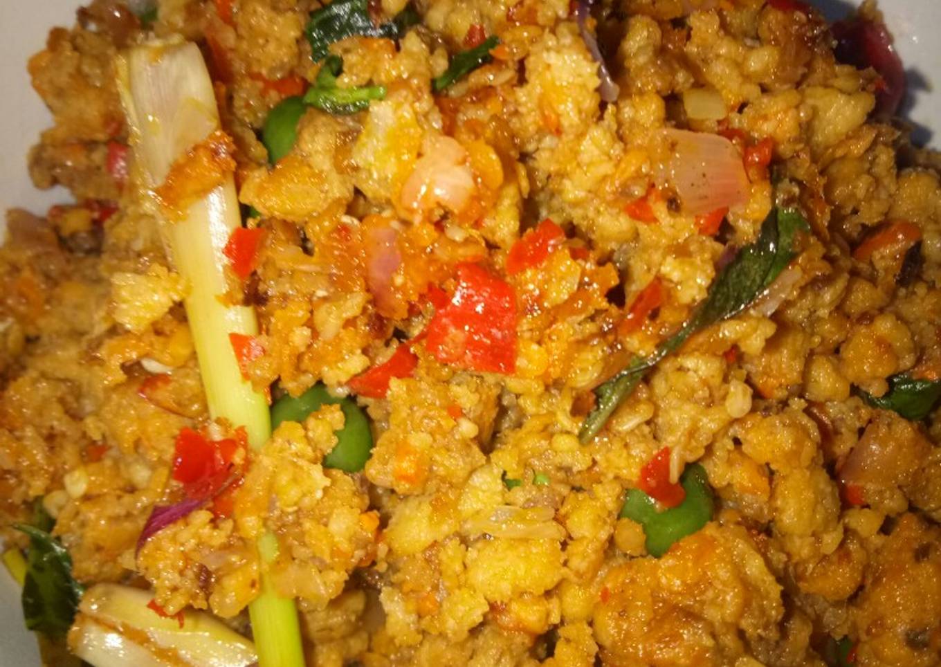 Tumis oncom lenca kemangi bumbu uleg