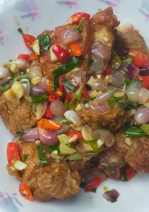 Foto resep Ayam Goreng Oseng Bawang