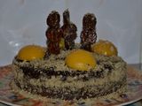 Tort cu ciocolată și cremă de cafea