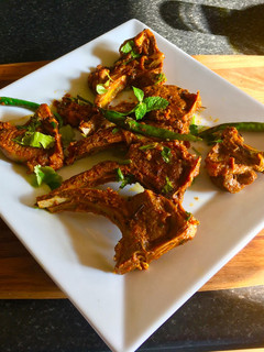 A picture of Masala Lamb Chops.