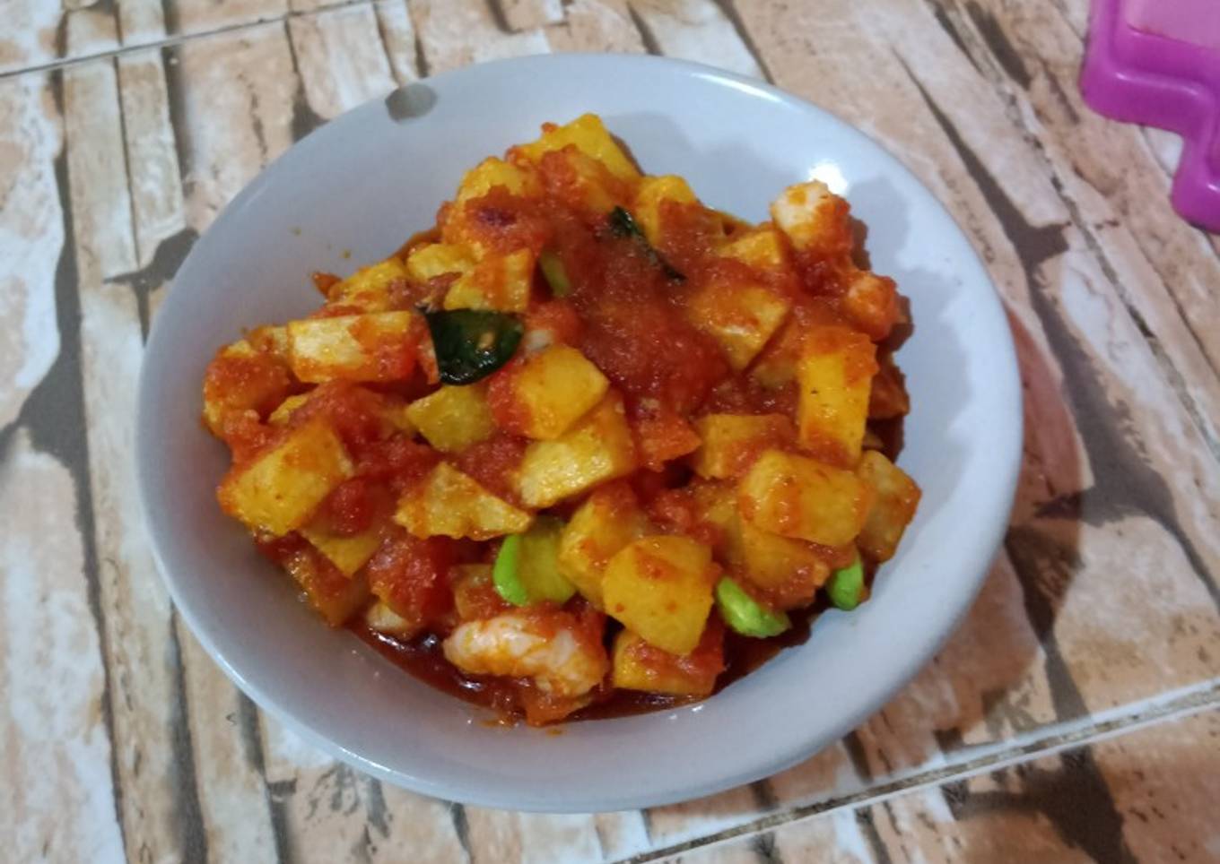Sambel Goreng Kentang Pete