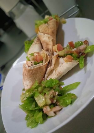 Una foto de Conos de ensaladas