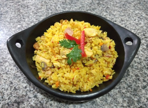 Una foto de Arroz mixto