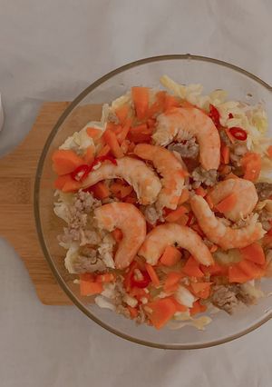 Hình của món Salad tôm.