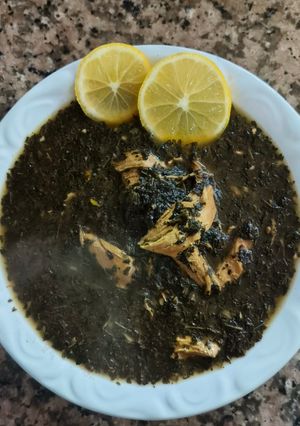 صورة لوصفة ملوخية الناعمه