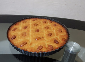 صورة لوصفة بسبوسة بجوز الهند