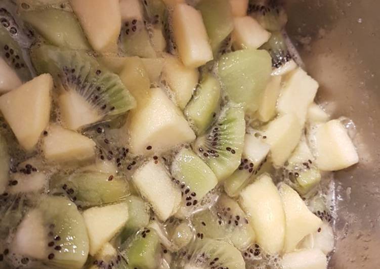 Marmellata di kiwi, mele e limone