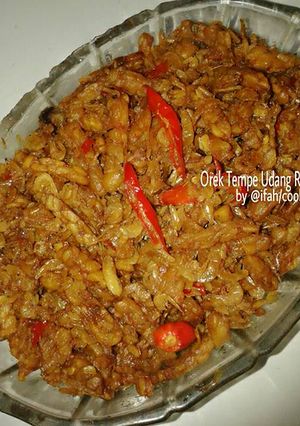 Foto resep Orek Tempe Udang Rebon