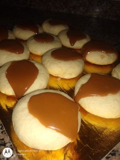 Una foto de Pepitas Con Dulce De Leche🦋