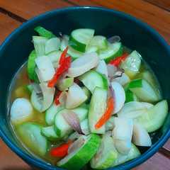 A picture of Tumis Timun Bakso Ikan.