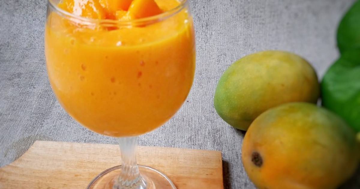 Resep Smoothies Mangga oleh Dapur Mom Era Cookpad