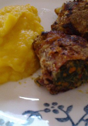 Una foto de Arrollado con verduras