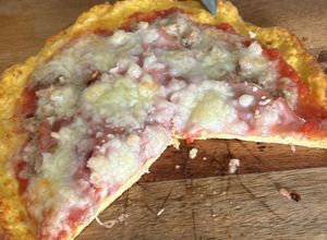 Foto principal de Pizza keto base de pollo
