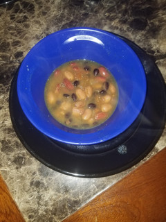 A picture of Hispanic Three Beans Soup.