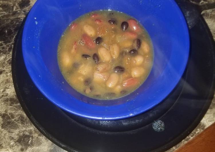 Steps to Make Homemade Hispanic Three Beans Soup