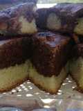 Ciambella bicolore a rombi