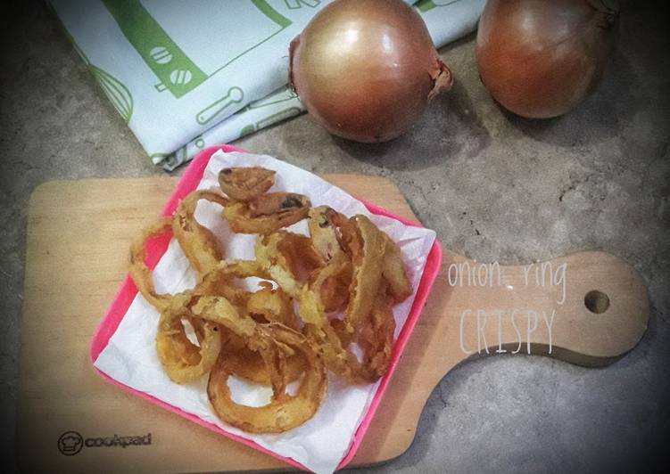 Resep Onion ring crispy yang Lezat