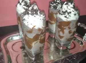 صورة لوصفة ميلك شيك الاوريو والهوهوز 😋😍