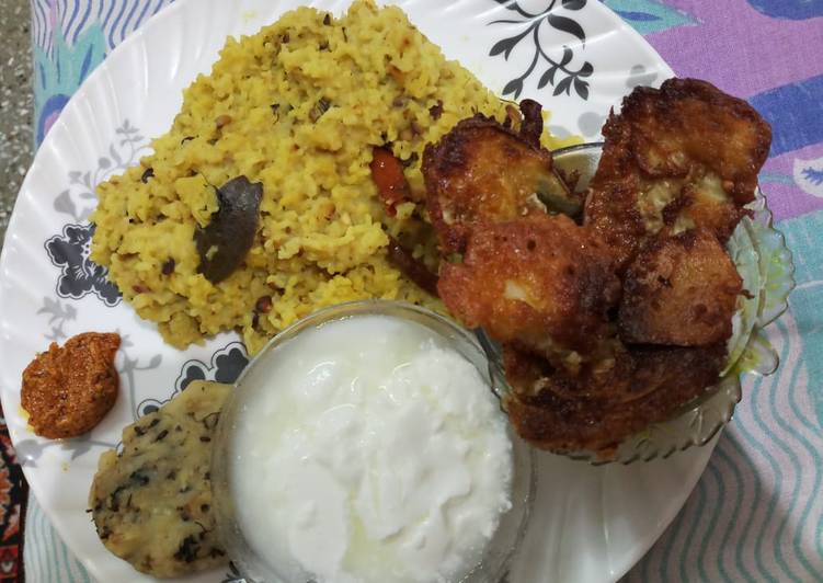 Recipe of Award-winning Khichdi platter Cooking Basics for Beginners