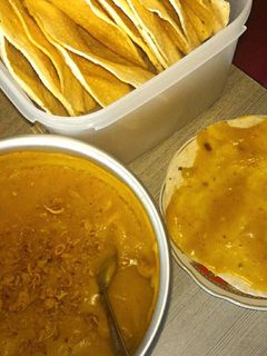 Foto resep Krupuk opak kuah sate padang
