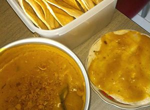 Foto resep Krupuk opak kuah sate padang