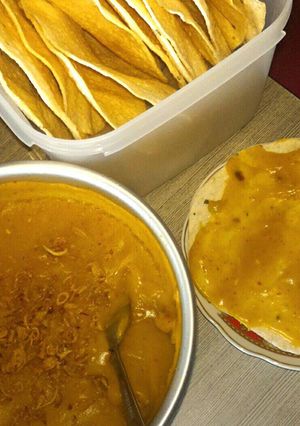 Foto resep Krupuk opak kuah sate padang