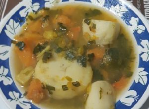 Una foto de Sopa de verduras