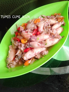 Foto resep Tumis cumi asin