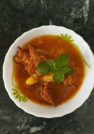 A picture of Lauki Kofta Gravy.