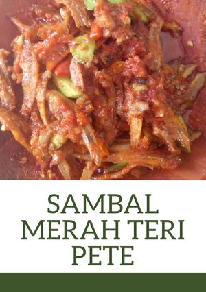 Foto resep Sambal Merah Teri Pete