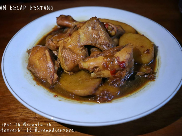 Cara Gampang Membuat Ayam Kecap Kentang, Lezat