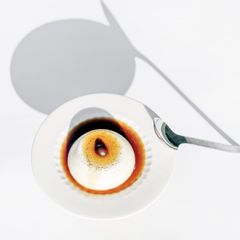 A picture of Harry's Pannacotta.