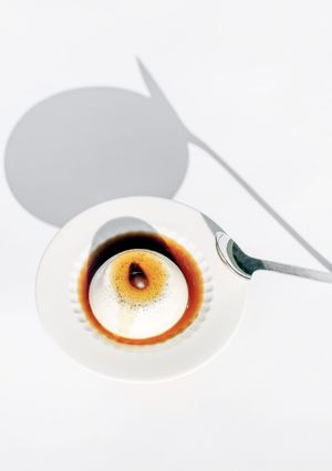 A picture of Harry's Pannacotta.