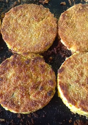 Una foto de Hamburguesas de arroz y verduras