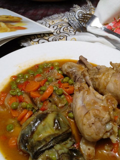 Una foto de Pollo guisado de mi madre