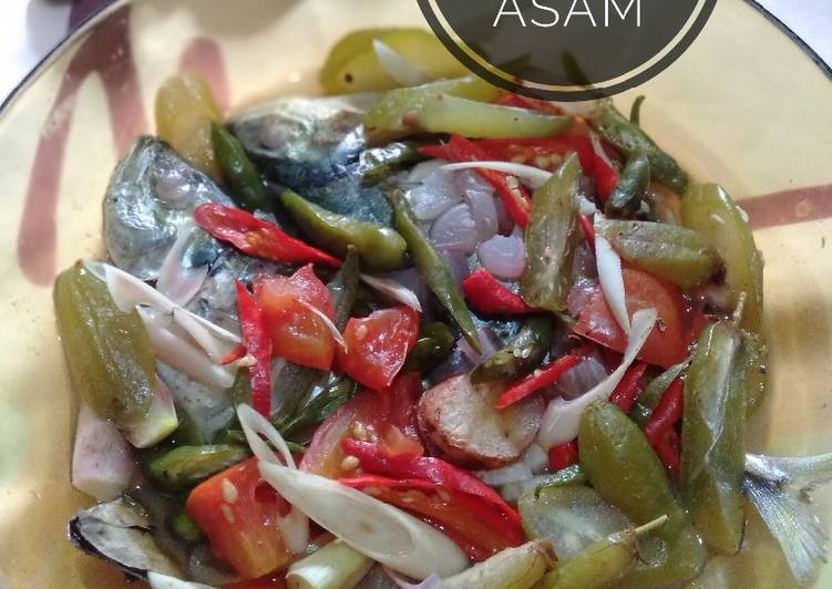 Cara mudah Membuat Ikan kukus Asam yang Lezat