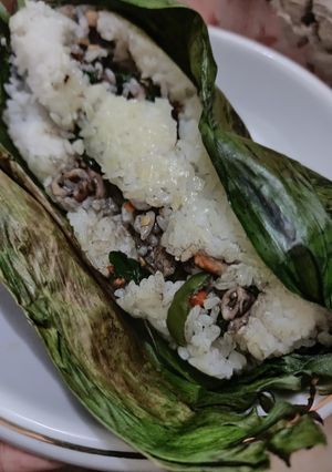 Foto resep Nasi Bakar Cumi Dower