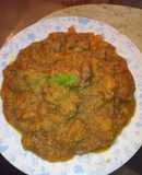 Hígados de pollo guisado con papitas