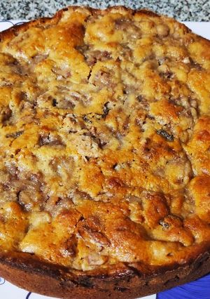 Una foto de Torta húmeda de manzana