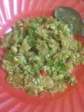 Tempe penyet cabe ijoo