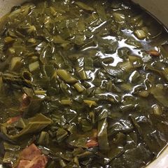 A picture of Southern collard greens.