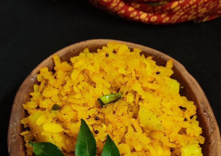Recipe of Super Quick Homemade Indori poha