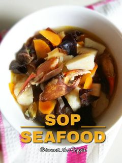 Foto resep Sop Seafood (Makanan sehat)