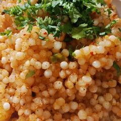 A picture of Sabudana khichdi.