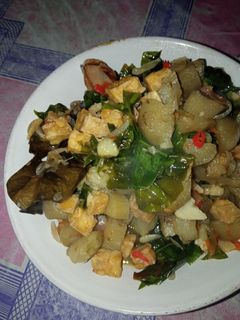 Foto resep Oseng terong tempe