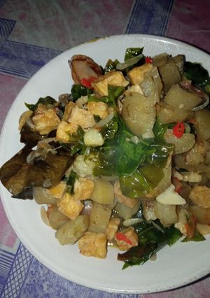 Foto resep Oseng terong tempe