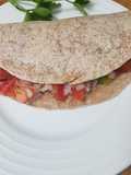 🫓Fajitas de pollo 🐔 con pico de gallo y queso 🧀 crema