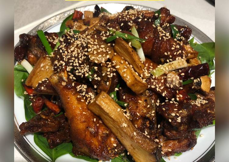 Recipe of Award-winning Ayam Jamur Spicy