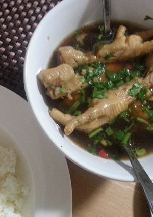Foto resep Sop Ceker Asam Pedas ala Thai